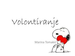 v olontiranje
