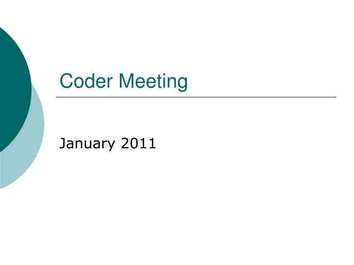 coder meeting