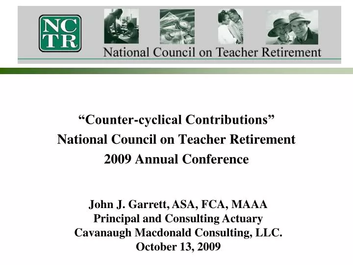 counter cyclical contributions national council on teacher retirement 2009 annual conference