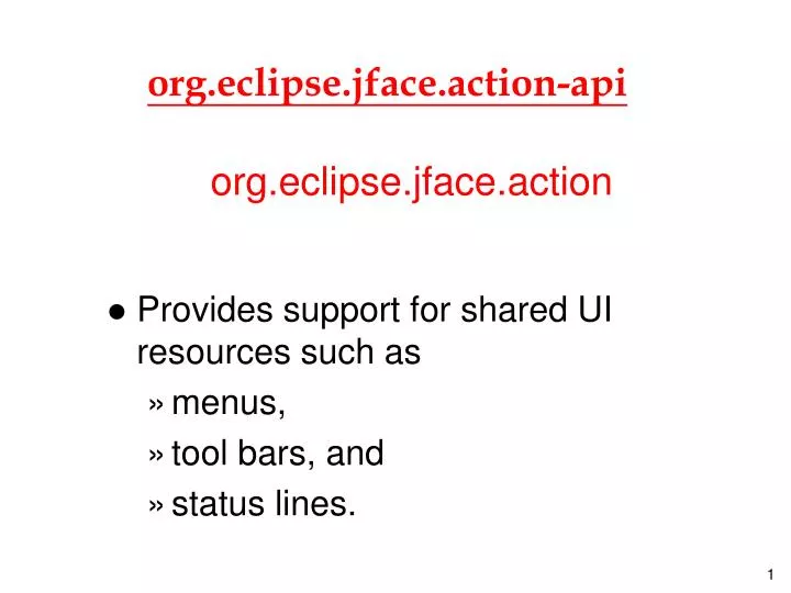 org eclipse jface action api