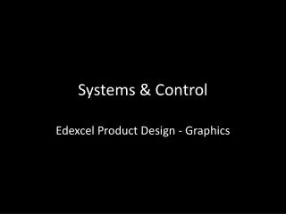 Systems &amp; Control