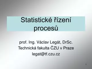 statistick zen proces