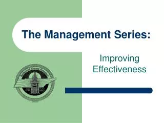 The Management Series: