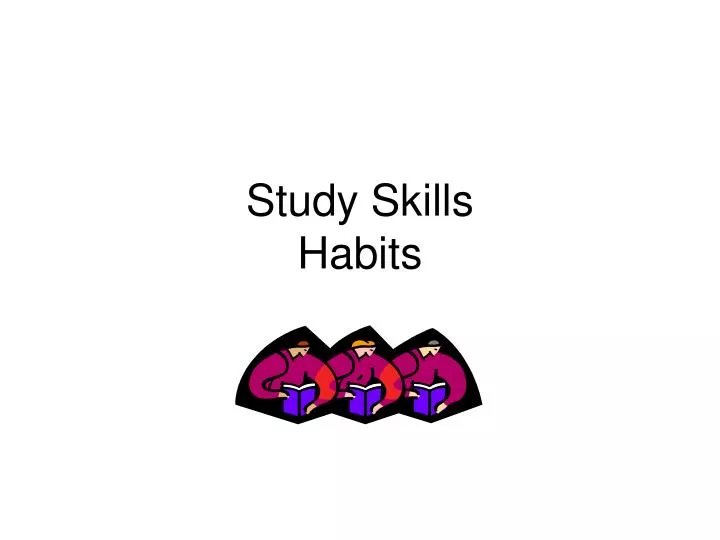 study skills habits