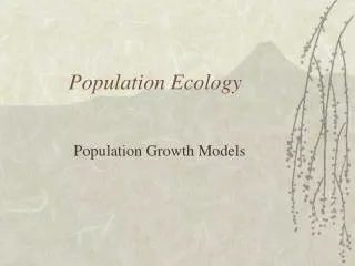 Population Ecology