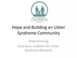 Hope and Building an Usher Syndrome Community