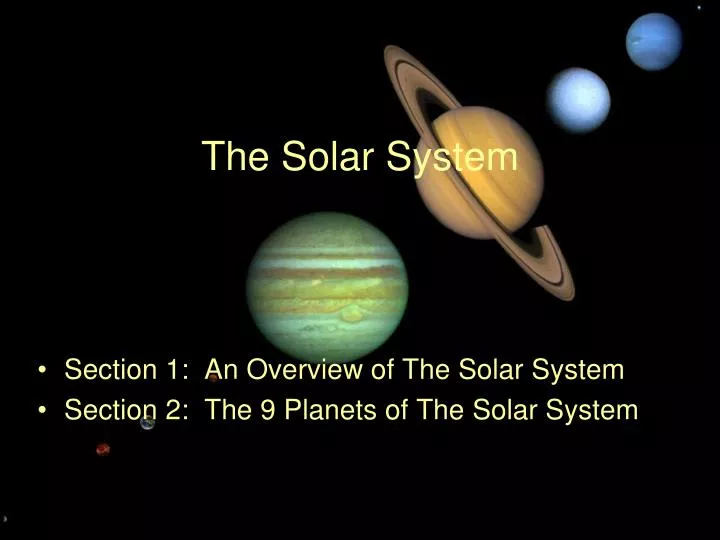 the solar system