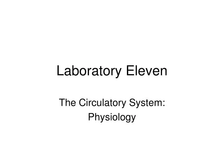 laboratory eleven