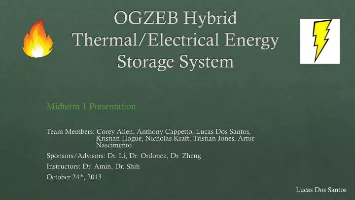 ogzeb hybrid thermal electrical energy storage system