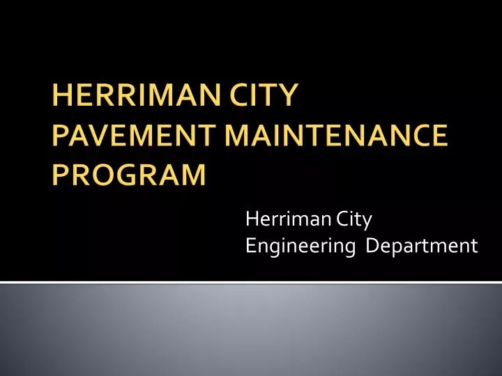 herriman city engineering department
