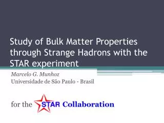 Study of Bulk Matter Properties through Strange Hadrons with the STAR experiment