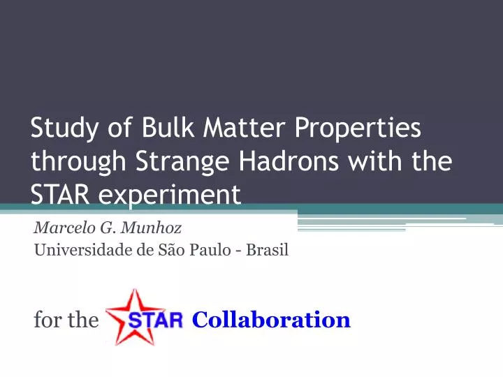 study of bulk matter properties through strange hadrons with the star experiment