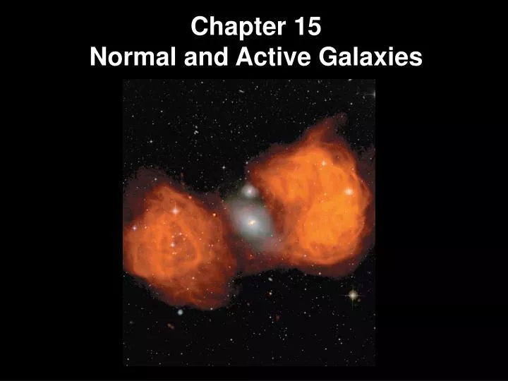 chapter 15 normal and active galaxies