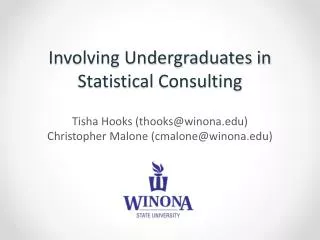 Involving Undergraduates in Statistical Consulting