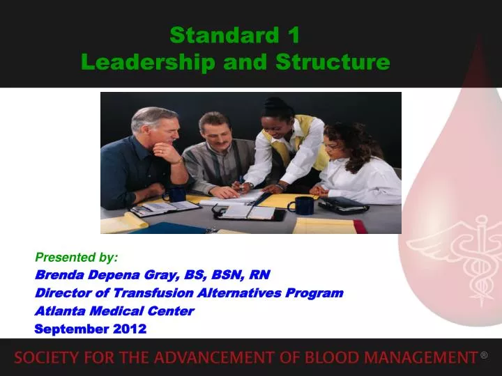 standard 1 leadership and structure