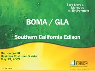 BOMA / GLA Southern California Edison