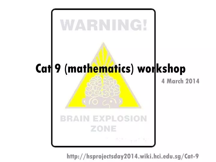 cat 9 mathematics workshop