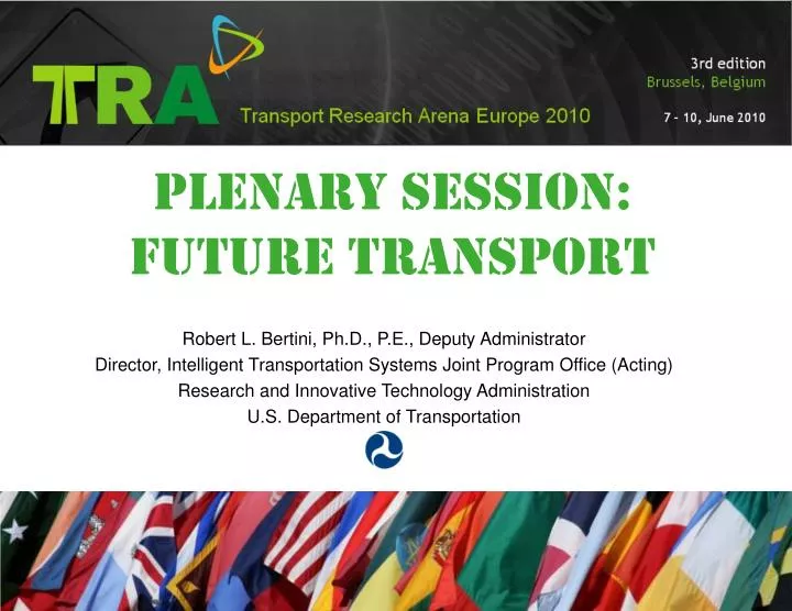 plenary session future transport