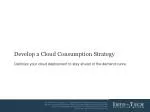 Develop a Cloud Consumption Strategy - slide 1