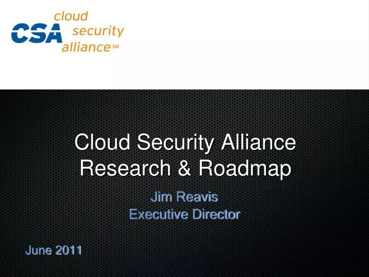 cloud security alliance research roadmap
