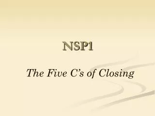 NSP1