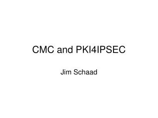 CMC and PKI4IPSEC