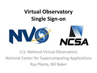 Virtual Observatory Single Sign-on