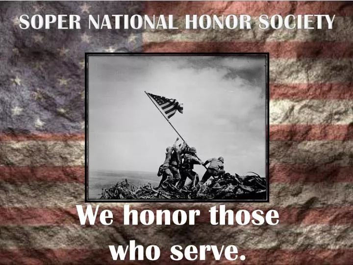 soper national honor society