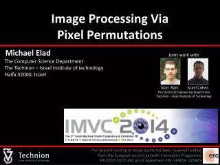 Image Processing Via Pixel Permutations