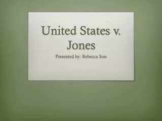 United States v. Jones