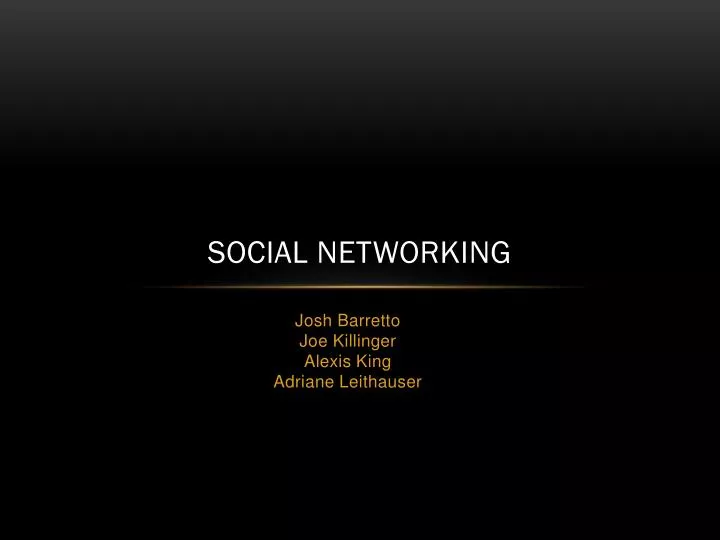 social networking