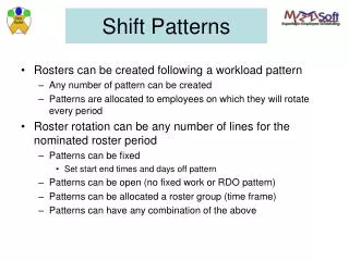 Shift Patterns