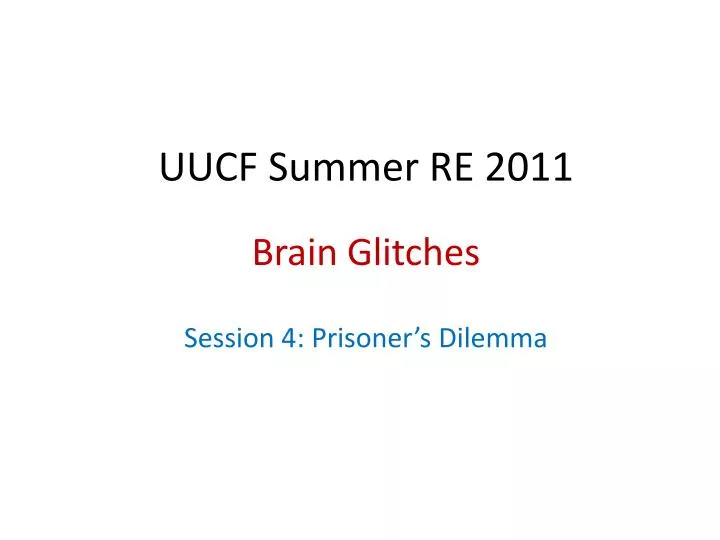 uucf summer re 2011