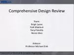 Comprehensive Design Review - slide 1