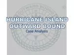 HURRICANE ISLAND OUTWARD BOUND