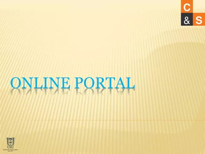 online portal