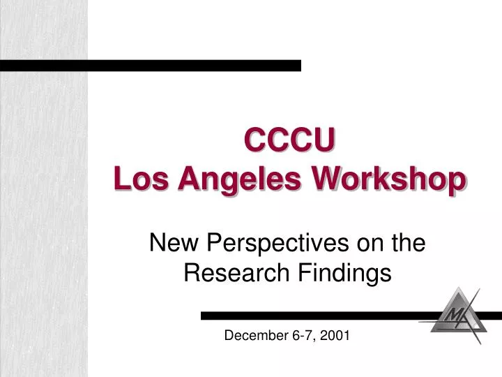 cccu los angeles workshop