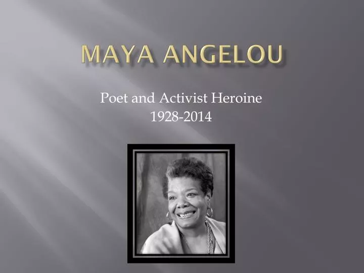 maya angelou