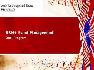 BBM+ Event Management
