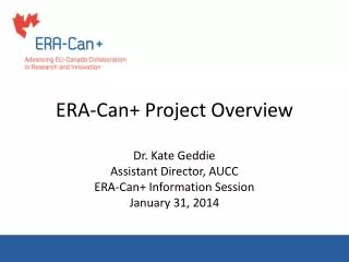 ERA-Can+ Project Overview