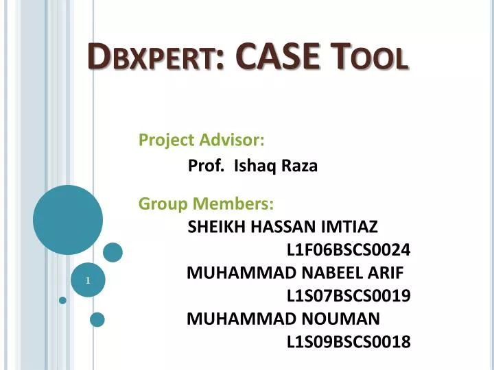 dbxpert case tool