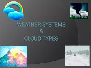weather systems cloud types