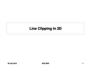 Line Clipping in 2D
