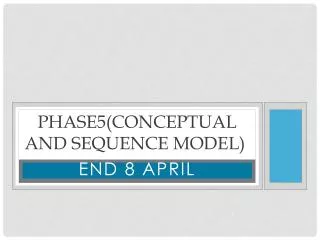 Phase5(Conceptual and sequence Model)