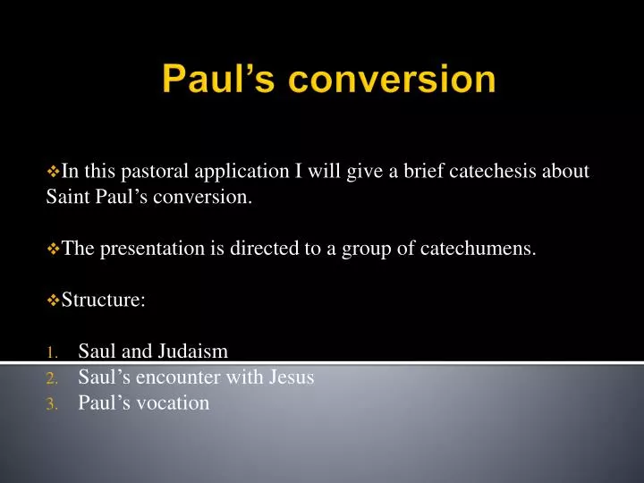 paul s conversion