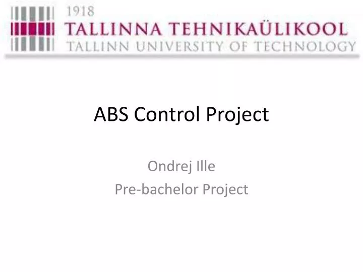 abs control project