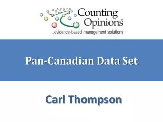 Pan-Canadian Data Set