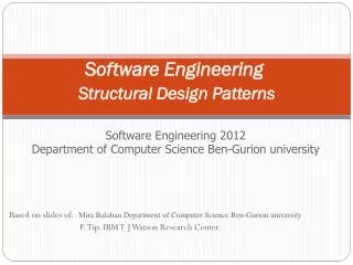 Software Engineering Structural Design Patterns