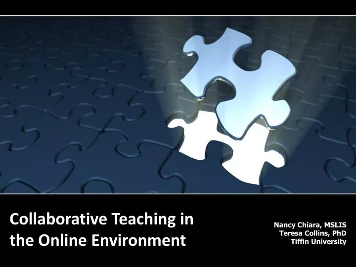 collaborative teaching in the online environment