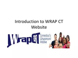 Introduction to WRAP CT Website